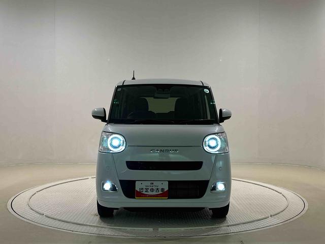 ムーヴキャンバスセオリーＧターボ　４ＷＤＬＥＤヘッドランプ・フォグランプ　電動パーキングブレーキ　プッシュボタンスタート　セキュリティアラーム　バックカメラ　両側パワースライドドアウエルカムオープン機能　オート電動格納式ドアミラー（広島県）の中古車