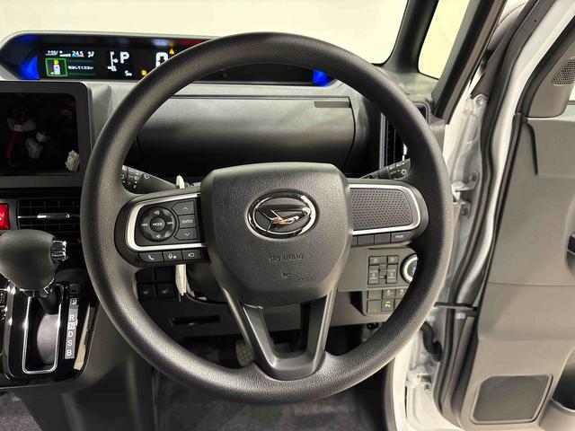 タントカスタムＸ　ツートン　パノラマカメラＬＥＤオートライト　パワースライドドアウェルカムオープン機能　運転席ロングスライドシ−ト　助手席ロングスライド　助手席イージークローザー　１５インチアルミホイール　キーフリーシステム　パノラマカメラ（広島県）の中古車