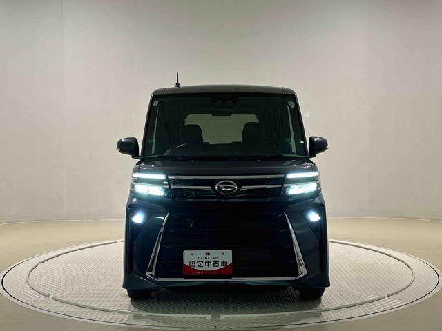 タントカスタムＲＳ　９インチディスプレイオーディオＬＥＤオートライト　パワースライドドアウェルカムオープン機能　電動パーキングブレーキ　運転席助手席シートヒーター　アルミホイール　キーフリーシステム　　オート電動格納式ドアミラー（広島県）の中古車