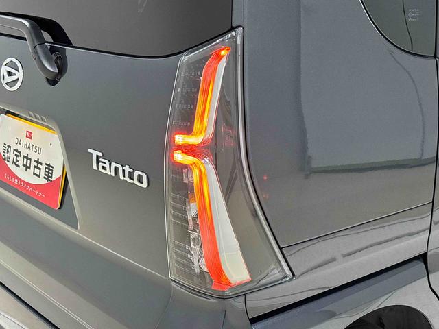 タントカスタムＲＳ　９インチディスプレイオーディオＬＥＤオートライト　パワースライドドアウェルカムオープン機能　電動パーキングブレーキ　運転席助手席シートヒーター　アルミホイール　キーフリーシステム　　オート電動格納式ドアミラー（広島県）の中古車