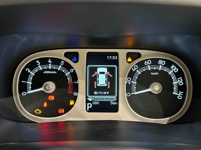 ムーヴキャンバスストライプスＧ　バックカメラ対応　電動パーキングブレーキＬＥＤオートライト・フォグランプ　電動パーキングブレーキ　プッシュボタンスタート　セキュリティアラーム　バックカメラ　両側パワースライドドアウエルカムオープン機能　オート電動格納式ドアミラー（広島県）の中古車