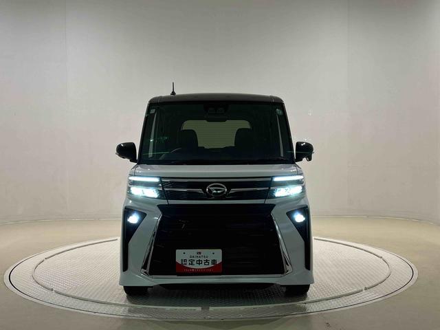 タントカスタムＲＳＬＥＤオートライト　パワースライドドアウェルカムオープン機能　電動パーキングブレーキ　運転席助手席シートヒーター　アルミホイール　キーフリーシステム　　オート電動格納式ドアミラー（広島県）の中古車