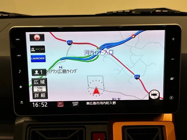 タフトＧターボ　純正ナビゲーション　ドライブレコーダー　キーフリーパノラマモニター対応純正ナビ装着用アップグレードパック　全車速追従機能付ＡＣＣ　運転席・助手席シートヒーター　ＥＴＣ車載器　電動パーキングブレーキブレーキ　オートブレーキホールド機能（広島県）の中古車