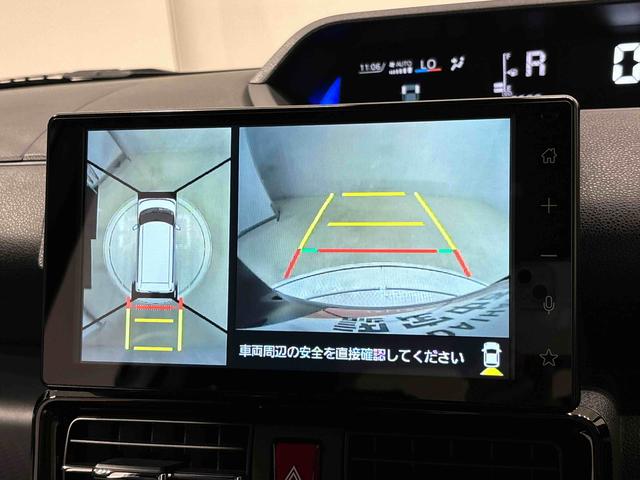 タントカスタムＸディスプレイオーディオ　パノラマパーキングモニターＬＥＤオートライト　パワースライドドアウェルカムオープン機能　オート電動格納式ドアミラー　助手席ロングスライド　助手席イージークローザー　アルミホイール　キーフリーシステム（広島県）の中古車