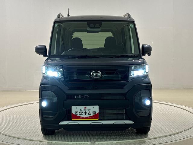 タントファンクロスターボＬＥＤオートライト　パワースライドドアウェルカムオープン機能　電動パーキングブレーキ　運転席助手席シートヒーター　アルミホイール　キーフリーシステム　　オート電動格納式ドアミラー（広島県）の中古車