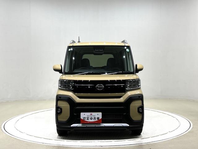 タントファンクロスターボＬＥＤオートライト　パワースライドドアウェルカムオープン機能　電動パーキングブレーキ　運転席助手席シートヒーター　アルミホイール　キーフリーシステム　　オート電動格納式ドアミラー（広島県）の中古車