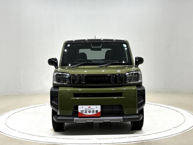 タフトＧターボ　ダーククロムベンチャー　全車速追従機能付ＡＣＣ純正ナビ装着用アップグレードパック　運転席・助手席シートヒーター　運転席シートリフターチルトステアリング　電動パーキングブレーキブレーキ　オートブレーキホールド機能　キーフリーシステム（広島県）の中古車