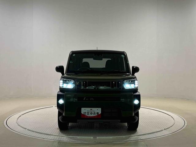 タフトＧターボ　ダーククロムベンチャー　全車速追従機能付ＡＣＣ純正ナビ装着用アップグレードパック　運転席・助手席シートヒーター　運転席シートリフターチルトステアリング　電動パーキングブレーキブレーキ　オートブレーキホールド機能　キーフリーシステム（広島県）の中古車