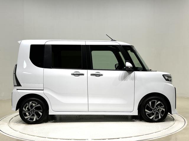 タントカスタムＸ　パノラマモニター　電動パーキングブレーキＬＥＤオートライト　パワースライドドアウェルカムオープン機能　電動パーキングブレーキ　運転席助手席シートヒーター　アルミホイール　キーフリーシステム　　オート電動格納式ドアミラー（広島県）の中古車