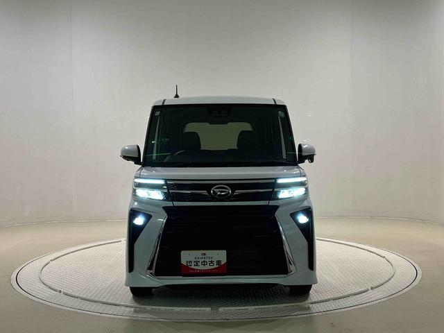 タントカスタムＸ　パノラマモニター　電動パーキングブレーキＬＥＤオートライト　パワースライドドアウェルカムオープン機能　電動パーキングブレーキ　運転席助手席シートヒーター　アルミホイール　キーフリーシステム　　オート電動格納式ドアミラー（広島県）の中古車