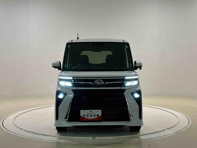 タントカスタムＲＳ　パノラマモニター　電動パーキングブレーキＬＥＤオートライト　パワースライドドアウェルカムオープン機能　電動パーキングブレーキ　運転席助手席シートヒーター　アルミホイール　キーフリーシステム　　オート電動格納式ドアミラー（広島県）の中古車