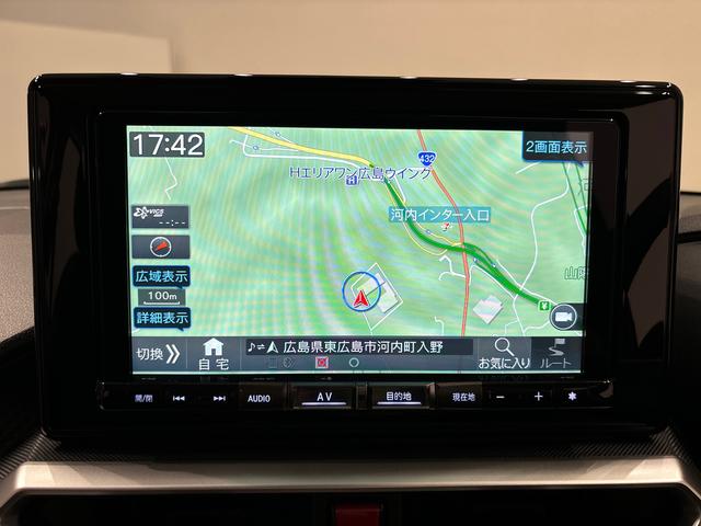 ロッキープレミアムＧ　ＨＥＶ　ナビゲーション　ドラレコ　ＥＴＣＬＥＤヘッドランプ・フォグランプ　全車速追従機能付アダプティブ　クルーズコントロール　レーンキープコントロール　１７インチアルミホイール　シートヒーター（広島県）の中古車