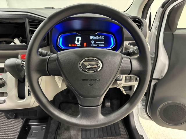 ミライースＸ　ＳＡIII　バックカメラ　コーナーセンサー　キーフリーＬＥＤヘッドランプ　セキュリティアラーム　コーナーセンサー　１４インチフルホイールキャップ　キーレスエントリー　電動格納式ドアミラー　ショツピングフック　マニュアルエアコン（広島県）の中古車