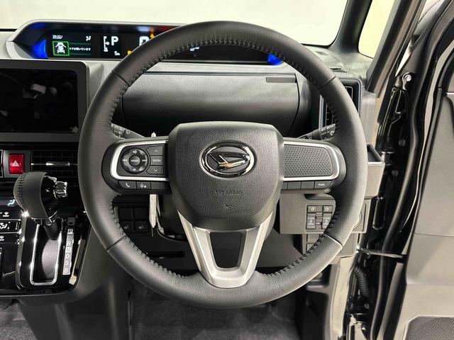 タントカスタムＲＳ　前席シートヒーター　コーナーセンサーＬＥＤヘッドライト　ＬＥＤフォグランプ　両側電動スライドドア　オートブレーキホールド機能付き電動パーキングブレーキ　前席シートヒーター　ＳＲＳサイドエアバッグ　オーディオ操作用ステアリングスイッチ（広島県）の中古車