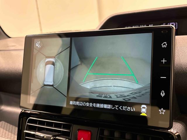 タントカスタムＲＳ　ディスプレイオーディオ　パノラマカメラＬＥＤオートライト　パワースライドドアウェルカムオープン機能　電動パーキングブレーキ　運転席助手席シートヒーター　アルミホイール　キーフリーシステム　　オート電動格納式ドアミラー（広島県）の中古車