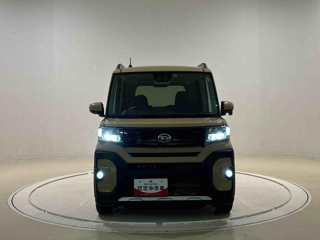 タントファンクロスターボ　９インチディスプレーオーディオ付パノラマカメラ　ＳＲＳサイドエアバッグ　前席シートヒーター　両側電動スライドドア　プッシュボタンスタート　オートライト　オートハイビーム　オートホールドブレーキ機能付き電動パーキングブレーキ（広島県）の中古車