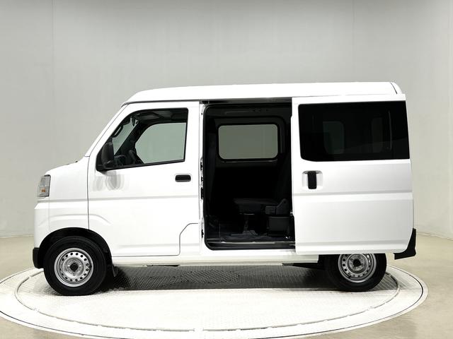 ハイゼットカーゴＤＸ　ＣＶＴ　４ＷＤキーレスエントリー　マニュアルエアコン　運転席・助手席パワーウインドウ　オートライト　ハンド式サイドブレーキ　ハロゲンヘッドライト　アイドリングストップ機能　　　テンパータイヤ（広島県）の中古車