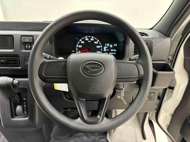 ハイゼットカーゴＤＸ　ＣＶＴ　４ＷＤキーレスエントリー　マニュアルエアコン　運転席・助手席パワーウインドウ　オートライト　ハンド式サイドブレーキ　ハロゲンヘッドライト　アイドリングストップ機能　　　テンパータイヤ（広島県）の中古車