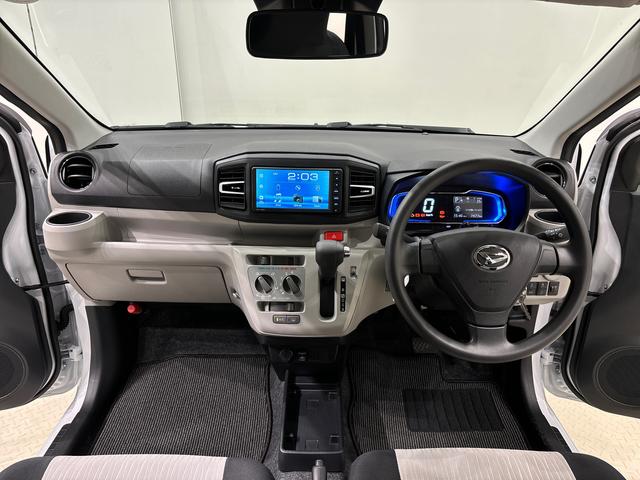 ミライースＸ　ＳＡIIIＬＥＤヘッドランプ　セキュリティアラーム　コーナーセンサー　１４インチフルホイールキャップ　キーレスエントリー　電動格納式ドアミラー　ショツピングフック　マニュアルエアコン（広島県）の中古車