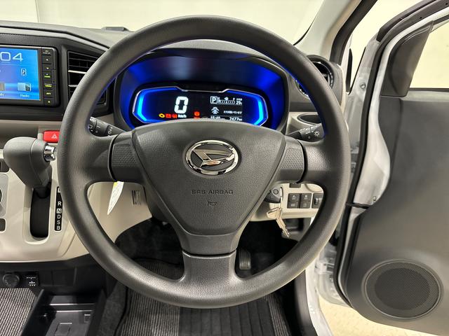 ミライースＸ　ＳＡIIIＬＥＤヘッドランプ　セキュリティアラーム　コーナーセンサー　１４インチフルホイールキャップ　キーレスエントリー　電動格納式ドアミラー　ショツピングフック　マニュアルエアコン（広島県）の中古車