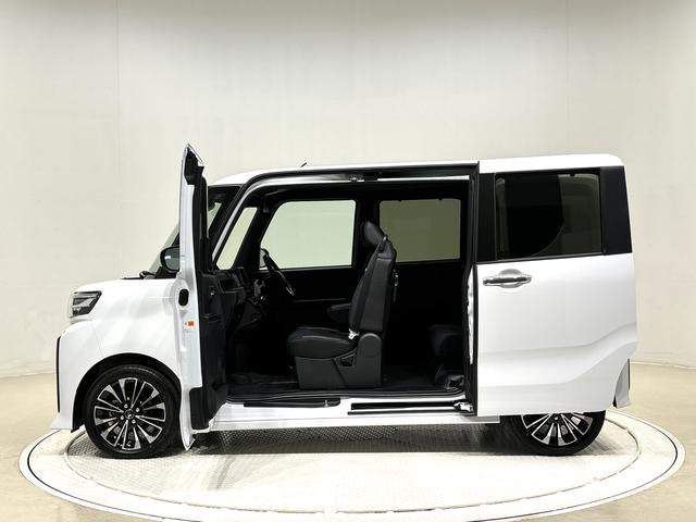 タントカスタムＲＳ　ＬＥＤオートライト　キーフリーシステムパワースライドドアウェルカムオープン機能　運転席ロングスライドシ−ト　助手席ロングスライド　助手席イージークローザー　１５インチアルミホイール　運転席、助手席シートヒーター　バックカメラ（広島県）の中古車