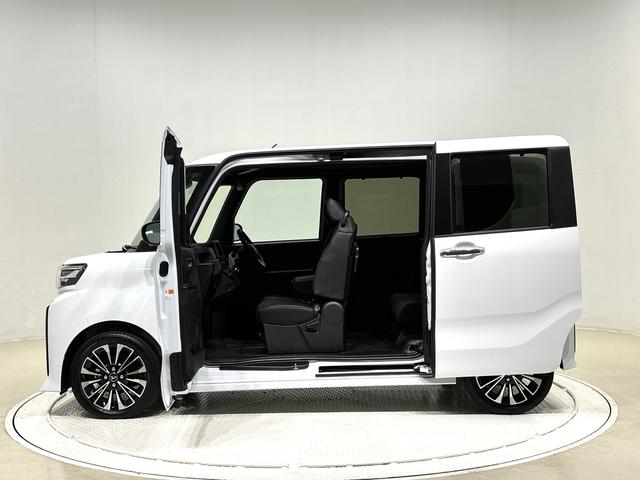 タントカスタムＲＳパワースライドドアウェルカムオープン機能　運転席ロングスライドシ−ト　助手席ロングスライド　助手席イージークローザー　１５インチアルミホイール　運転席、助手席シートヒーター　バックカメラ（広島県）の中古車