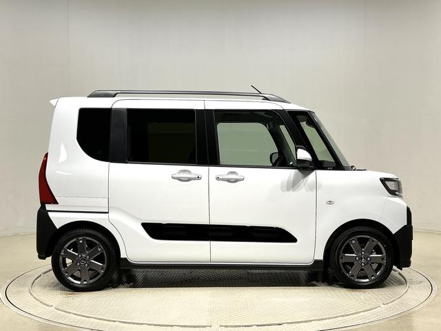 タントファンクロスターボ 電動パーキングブレーキLEDオートライト パワースライドドアウェルカムオープン機能 電動パーキングブレーキ 運転席助手席シートヒーター アルミホイール キーフリーシステム  オート電動格納式ドアミラー(広島県)の中古車