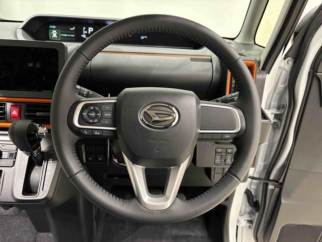 タントファンクロスターボ 電動パーキングブレーキLEDオートライト パワースライドドアウェルカムオープン機能 電動パーキングブレーキ 運転席助手席シートヒーター アルミホイール キーフリーシステム  オート電動格納式ドアミラー(広島県)の中古車