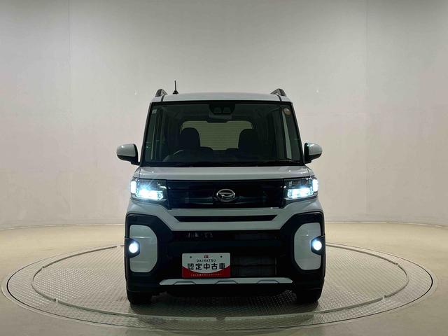 タントファンクロスターボ 電動パーキングブレーキLEDオートライト パワースライドドアウェルカムオープン機能 電動パーキングブレーキ 運転席助手席シートヒーター アルミホイール キーフリーシステム  オート電動格納式ドアミラー(広島県)の中古車