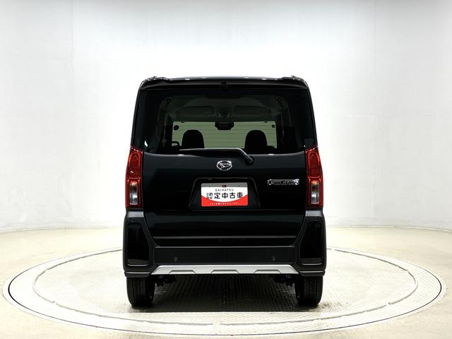 タントファンクロスターボ　前席シートヒーター　バックカメラ付電動パーキングブレーキ　後席両側パワースライドドア　運転席・助手席シートヒーター　ＬＥＤヘッドライト・フォグランプ　オートエアコン　オートライト　１５インチアルミホイール　キーフリーシステム（広島県）の中古車