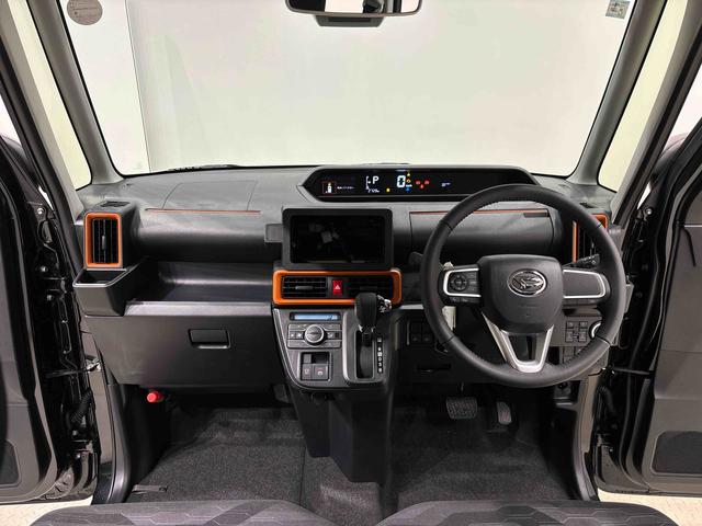 タントファンクロスターボ　前席シートヒーター　バックカメラ付電動パーキングブレーキ　後席両側パワースライドドア　運転席・助手席シートヒーター　ＬＥＤヘッドライト・フォグランプ　オートエアコン　オートライト　１５インチアルミホイール　キーフリーシステム（広島県）の中古車