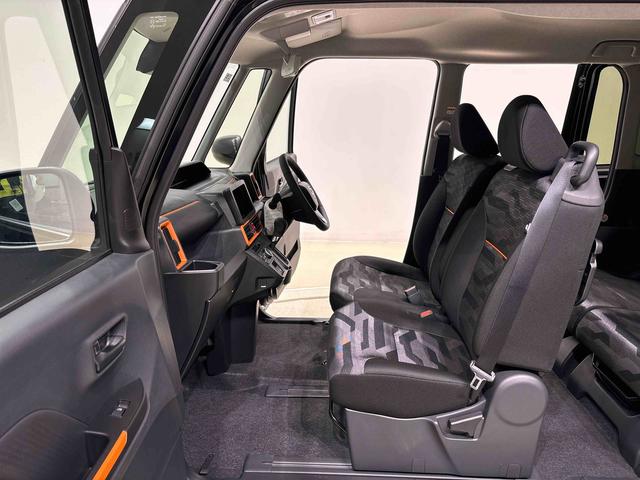 タントファンクロスターボ　前席シートヒーター　バックカメラ付電動パーキングブレーキ　後席両側パワースライドドア　運転席・助手席シートヒーター　ＬＥＤヘッドライト・フォグランプ　オートエアコン　オートライト　１５インチアルミホイール　キーフリーシステム（広島県）の中古車