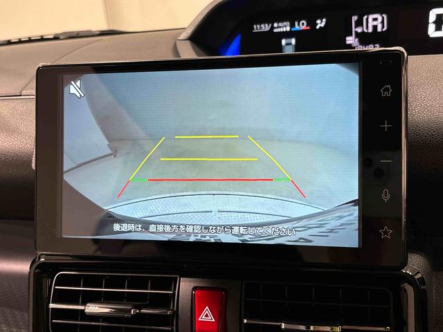 タントカスタムＲＳ　４ＷＤ　ディスプレイオーディオ付きＬＥＤオートライト　パワースライドドアウェルカムオープン機能　電動パーキングブレーキ　運転席助手席シートヒーター　アルミホイール　キーフリーシステム　　オート電動格納式ドアミラー（広島県）の中古車