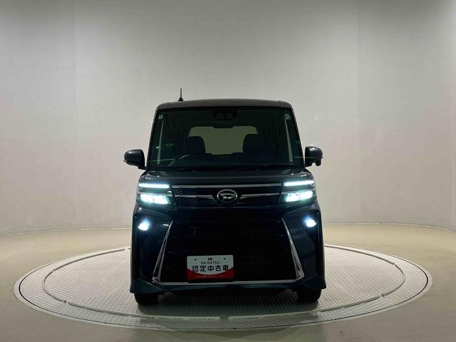 タントカスタムＲＳ　４ＷＤ　ディスプレイオーディオ付きＬＥＤオートライト　パワースライドドアウェルカムオープン機能　電動パーキングブレーキ　運転席助手席シートヒーター　アルミホイール　キーフリーシステム　　オート電動格納式ドアミラー（広島県）の中古車