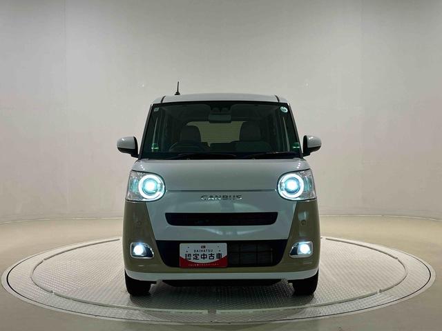 ムーヴキャンバスストライプスＧ　４ＷＤ　電子パーキングＬＥＤオートライト・フォグランプ　電動パーキングブレーキ　プッシュボタンスタート　セキュリティアラーム　バックカメラ　両側パワースライドドアウエルカムオープン機能　オート電動格納式ドアミラー（広島県）の中古車