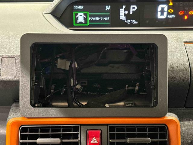 タントファンクロスターボ　バックカメラ　電動パーキングブレーキＬＥＤオートライト　パワースライドドアウェルカムオープン機能　電動格納式ドアミラー　助手席ロングスライド　助手席イージークローザー　　セキュリティアラーム　キーフリーシステム（広島県）の中古車