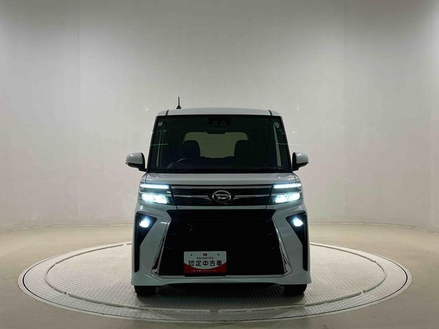 タントカスタムＲＳＬＥＤオートライト　パワースライドドアウェルカムオープン機能　電動パーキングブレーキ　運転席助手席シートヒーター　アルミホイール　キーフリーシステム　　オート電動格納式ドアミラー（広島県）の中古車