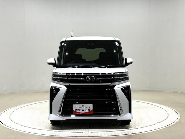タントカスタムＲＳ　バックカメラ　電動パーキングブレーキＬＥＤオートライト　パワースライドドアウェルカムオープン機能　電動パーキングブレーキ　運転席助手席シートヒーター　アルミホイール　キーフリーシステム　　オート電動格納式ドアミラー（広島県）の中古車