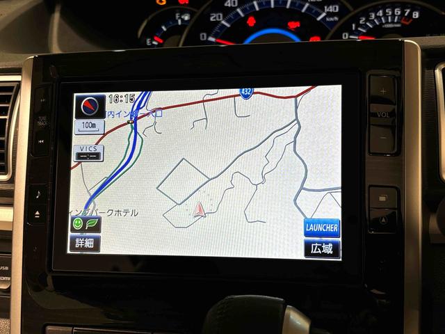 タントカスタムＲＳ　トップエディションＳＡ　両側パワースライドドア純正ナビ装着用アップグレードパック　８インチ純正ナビゲーション　ＥＴＣ　社外ドライブレコーダー　トップシェイドガラス　格納式リヤドアサンシェード　運転席シートリフター　チルトステアリング（広島県）の中古車