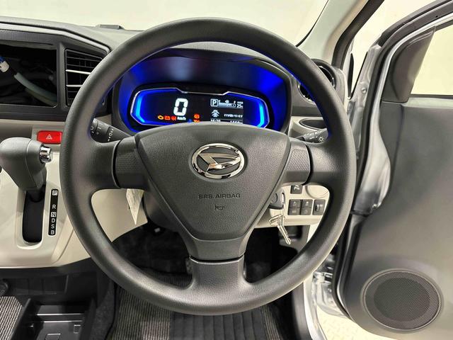 ミライースＸ　ＳＡIIIＬＥＤヘッドランプ　セキュリティアラーム　コーナーセンサー　１４インチフルホイールキャップ　キーレスエントリー　電動格納式ドアミラー　ショツピングフック　マニュアルエアコン（広島県）の中古車