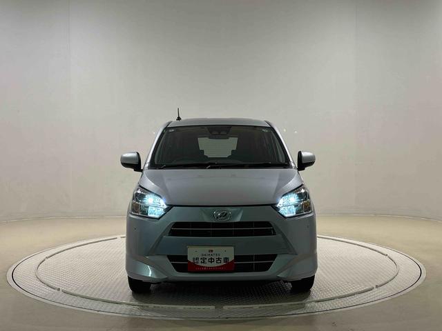 ミライースＸ　ＳＡIIIＬＥＤヘッドランプ　セキュリティアラーム　コーナーセンサー　１４インチフルホイールキャップ　キーレスエントリー　電動格納式ドアミラー　ショツピングフック　マニュアルエアコン（広島県）の中古車