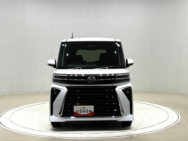 タントカスタムＲＳＬＥＤオートライト　パワースライドドアウェルカムオープン機能　電動パーキングブレーキ　運転席助手席シートヒーター　アルミホイール　キーフリーシステム　　オート電動格納式ドアミラー（広島県）の中古車