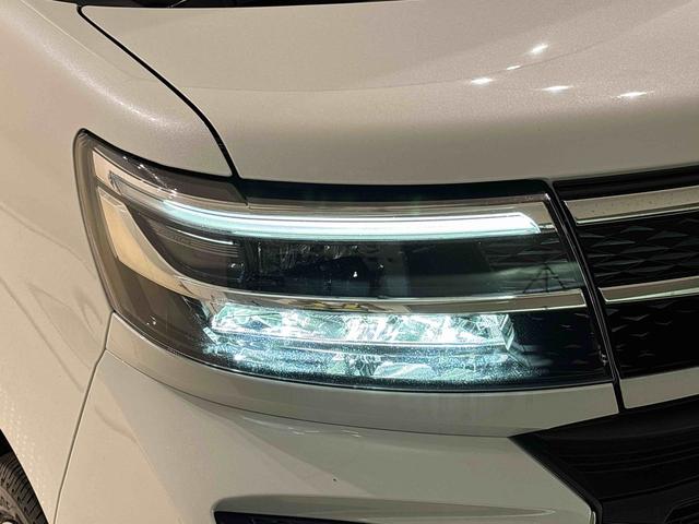 タントカスタムＲＳ　電動パーキングブレーキＬＥＤオートライト　パワースライドドアウェルカムオープン機能　電動パーキングブレーキ　運転席助手席シートヒーター　アルミホイール　キーフリーシステム　　オート電動格納式ドアミラー（広島県）の中古車