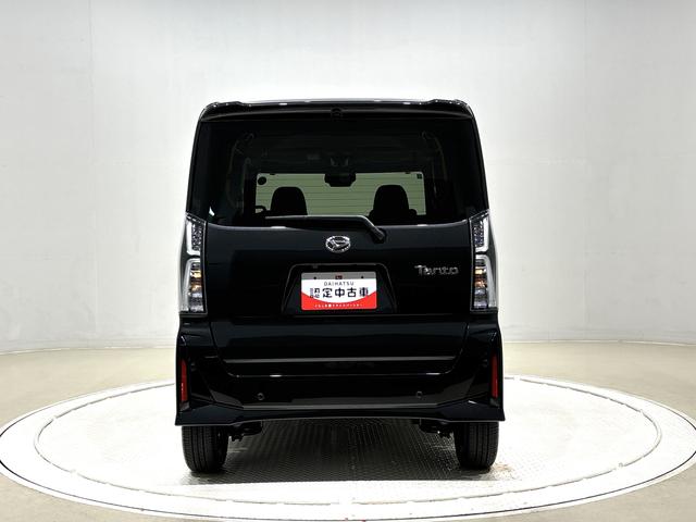 タントカスタムＲＳ　バックカメラ　電動パーキングブレーキＬＥＤオートライト　パワースライドドアウェルカムオープン機能　オート電動格納式ドアミラー　助手席ロングスライド　助手席イージークローザー　アルミホイール　キーフリーシステム（広島県）の中古車
