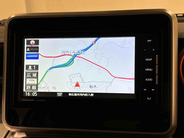 スペーシアギアハイブリッドＸＺ　　ナビ・バックカメラ・ＥＴＣ付き契約後点検あり／メーカー保証（保証継承付）／延長保証追加／両側電動スライドドア／オートエアコン／シートヒーター／オートライト／キーフリー／ＬＥＤヘッドライト／エンジンプッシュボタン（広島県）の中古車