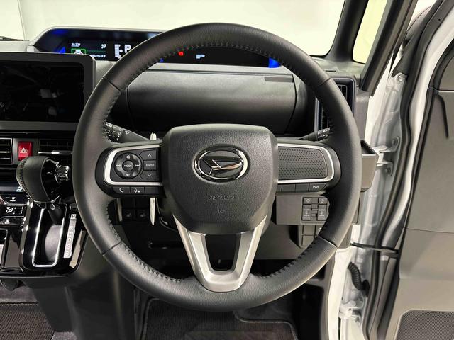 タントカスタムＲＳ　ターボ　運転席・助手席シートヒーター純正ナビ装着用アップグレードパック　電動パーキングブレーキブレーキ　オートブレーキホールド機能　両側電動スライドドア　ＬＥＤヘッドランプ　運転席シートリフター　チルトステアリング　キーフリーシステム（広島県）の中古車