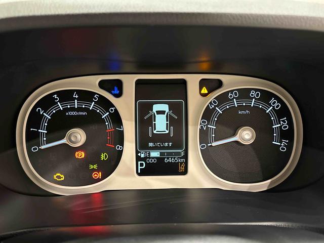 ムーヴキャンバスストライプスＧ　バックモニター対応カメラ　シートヒーターＬＥＤオートライト・フォグランプ　電動パーキングブレーキ　プッシュボタンスタート　セキュリティアラーム　　両側パワースライドドアウエルカムオープン機能　オート格納式電動ドアミラー　ホットカップホルダー（広島県）の中古車