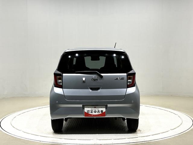 ミライースＸ　リミテッドＳＡIII　バックカメラ　電動格納ドアミラーＬＥＤヘッドランプ　セキュリティアラーム　コーナーセンサー　１４インチフルホイールキャップ　キーレスエントリー　電動格納式ドアミラー　ショツピングフック　マニュアルエアコン（広島県）の中古車