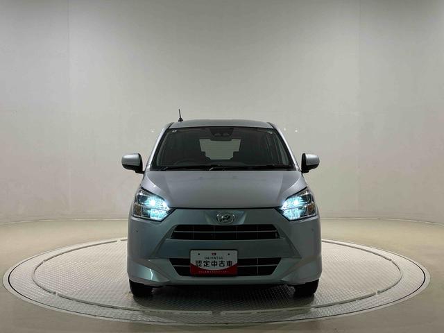 ミライースＸ　リミテッドＳＡIII　バックカメラ　電動格納ドアミラーＬＥＤヘッドランプ　セキュリティアラーム　コーナーセンサー　１４インチフルホイールキャップ　キーレスエントリー　電動格納式ドアミラー　ショツピングフック　マニュアルエアコン（広島県）の中古車