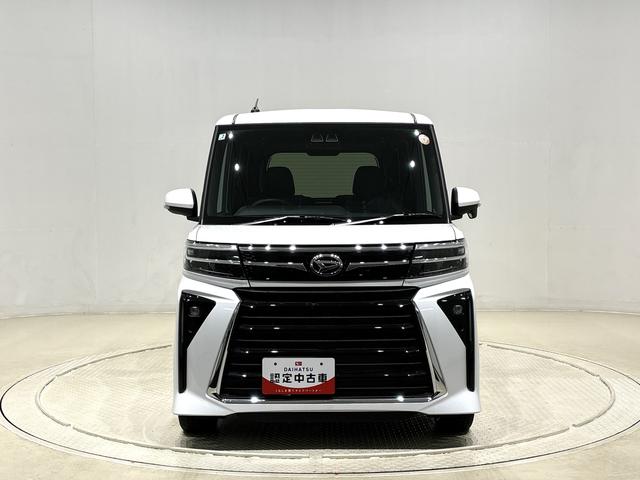 タントカスタムＲＳ　電動パーキングブレーキ　コーナーセンサーＬＥＤオートライト　パワースライドドアウェルカムオープン機能　運転席助手席シートヒーター　アルミホイール　キーフリーシステム　　オート電動格納式ドアミラー　両側パワースライドドア　シートバックテーブル（広島県）の中古車